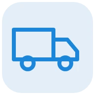 Road freight icon