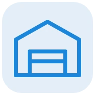 Warehousing and fulfilment icon